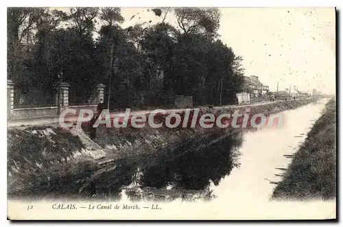 Cartes postales Calais Le Canal de Marck