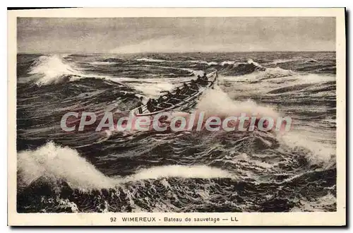 Cartes postales Wimereux Bateau de sauvetage