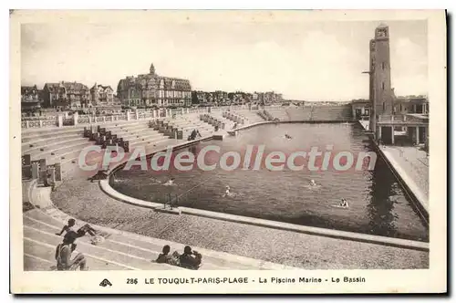 Cartes postales Le Touquet Paris Plage La Piscine Marine Le Bassin