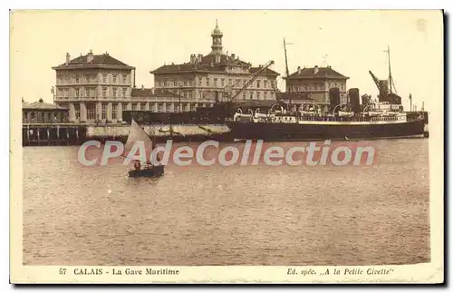 Cartes postales Calais La Gare Maritime