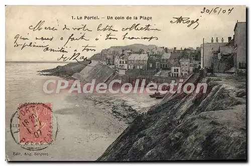 Cartes postales Le Portel Un coin de la Plage