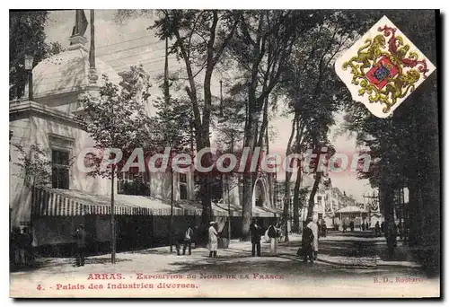 Cartes postales Arras Palais des Industries diverses