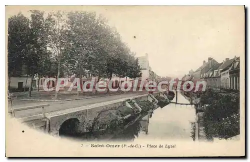 Cartes postales Saint Omer Place de Lyzel