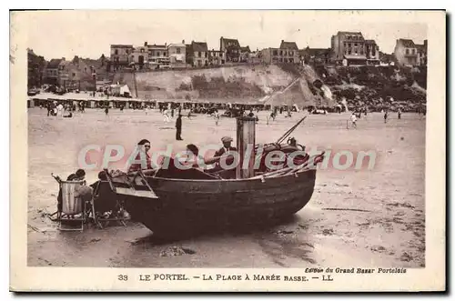 Cartes postales Le Portel La Plage � Maree Basse