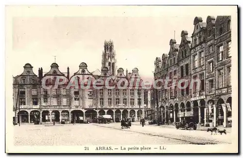 Ansichtskarte AK Arras La petite Place