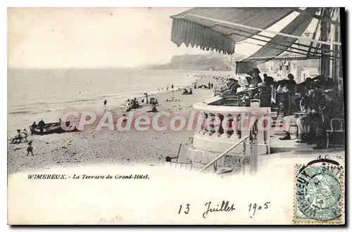 Cartes postales Wimereux La Terrasse du Grand Hotel