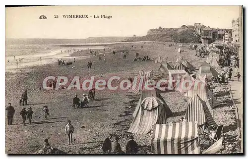 Cartes postales Wimereux la plage