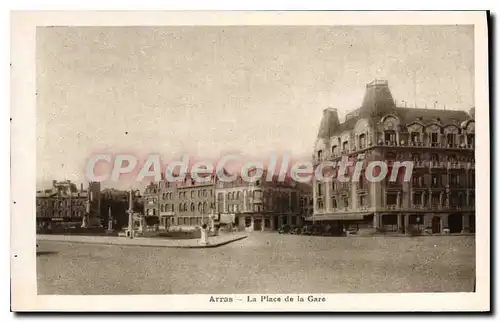 Cartes postales Arras la place de la Gare