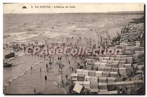 Ansichtskarte AK Le Portel l'Heure du Bain