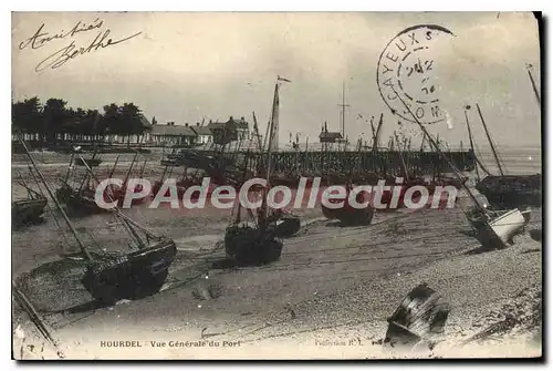 Cartes postales Hourdel vue generale du port