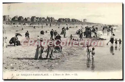 Ansichtskarte AK Le Touquet Paris Plage l'Heure du Bain