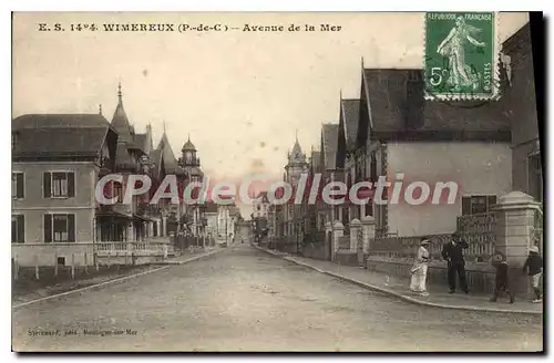 Cartes postales Wimereux Avenue de la mer