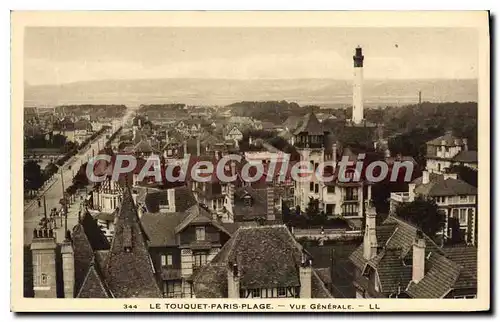 Cartes postales Le Touquet Paris Plage vue generale