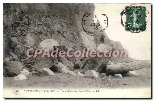 Cartes postales Environs de Calais les Falaises du Blanc Nez