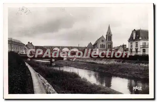 Cartes postales Wimereux Pas de Calais Eglise Viaduc et le cours d'eau le Wimereux