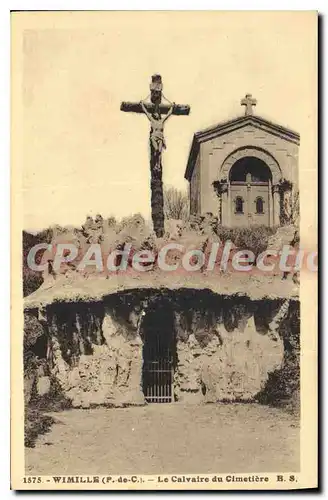 Cartes postales Wimille P de C le Calvaire du Cimetiere