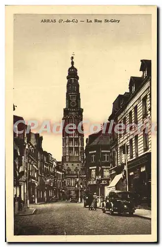 Cartes postales Arras P de C la Rue St Gery