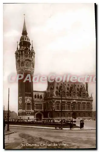 Cartes postales Calais l'hotel de Ville