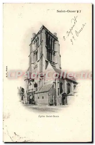 Cartes postales Saint Omer Eglise Saint Denis