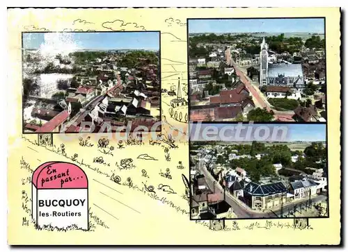 Cartes postales moderne Bucquoy les Routiers route nationale 319