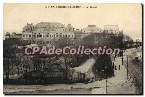 Cartes postales Boulogne sur Mer le casino