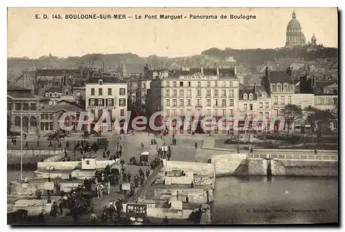 Ansichtskarte AK Boulogne sur Mer le pont Marguet panorama de Boulogne