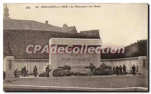 Cartes postales Boulogne sur Mer le monument aux Morts