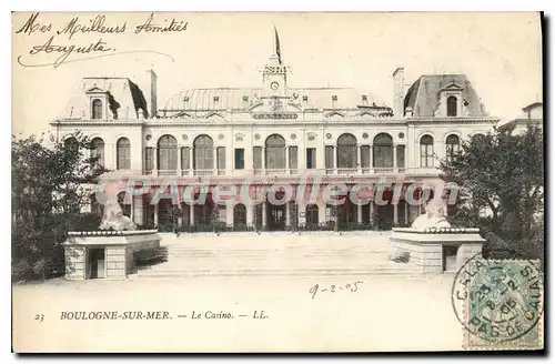 Cartes postales Boulogne sur Mer le casino