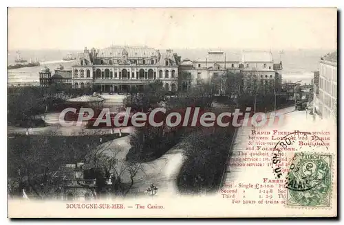 Cartes postales Boulogne sur Mer le casino