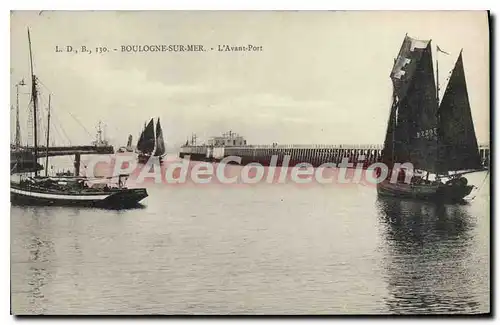 Cartes postales Boulogne sur Mer l'Avant Port