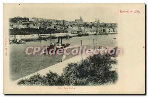 Cartes postales Boulogne S M Quai Gambetta