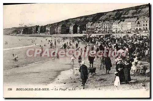 Cartes postales Boulogne sur Mer la plage