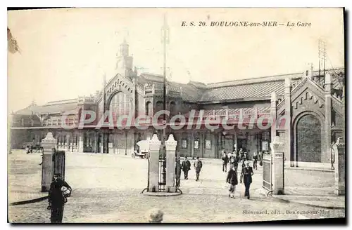 Cartes postales Boulogne sur Mer la Gare