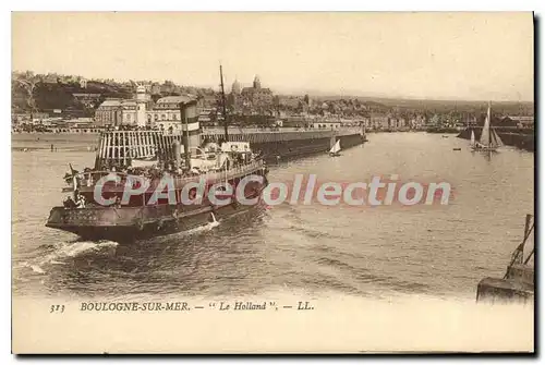 Cartes postales Boulogne sur Mer bateau le Holland