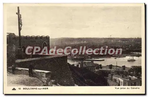 Ansichtskarte AK Boulogne sur Mer vue prise du Calvaire