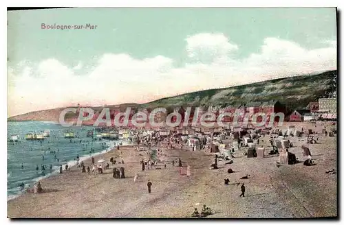 Cartes postales Boulogne sur Mer la plage