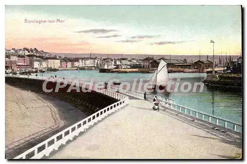 Cartes postales Boulogne sur Mer jet�e port