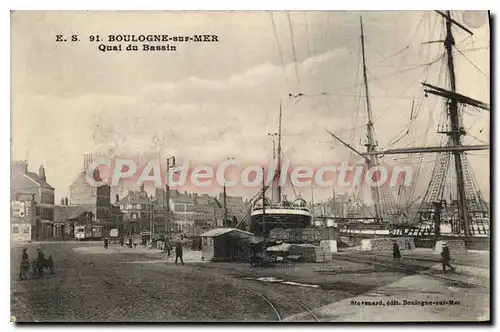 Cartes postales Boulogne sur Mer Quai du Bassin