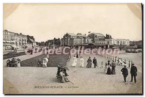 Cartes postales Boulogne sur Mer le casino