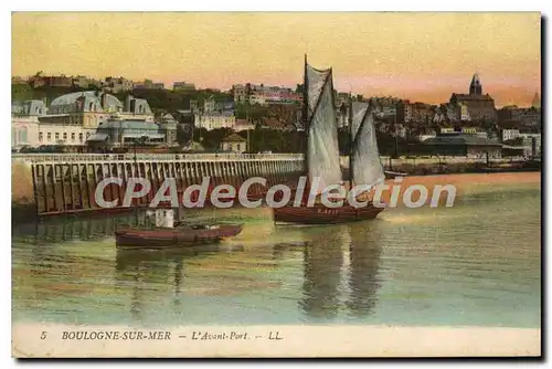 Cartes postales Boulogne sur Mer l'Avant Port