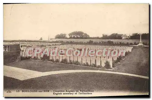 Ansichtskarte AK Boulogne sur Mer Cimetiere Anglais de Terlincthun