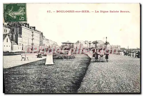 Cartes postales Boulogne sur Mer la Digue Sainte Beuve