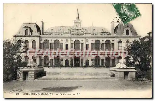 Cartes postales Boulogne sur Mer le casino