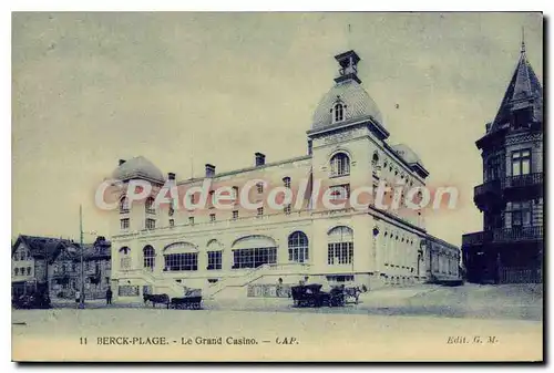 Cartes postales Berck Plage le grand casino