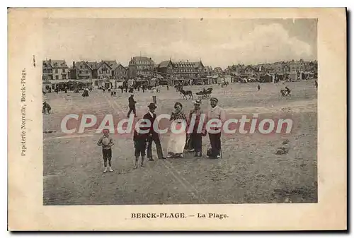 Cartes postales Berck Plage la plage