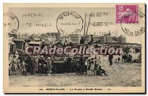 Cartes postales Berck Plage la plage � Maree Basse