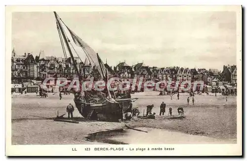 Cartes postales Berck Plage la plage � maree basse