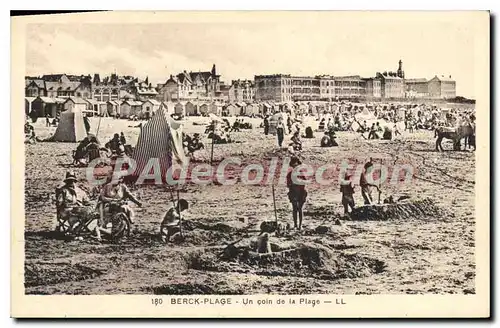 Cartes postales Berck Plage un coin de la plage