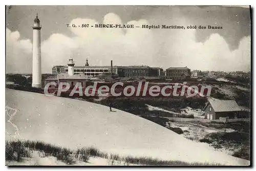 Cartes postales Berck Plage hopital Maritime cote des Dunes