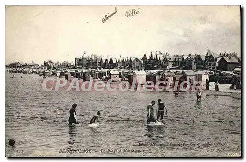 Cartes postales Berck Plage la plage � Maree haute